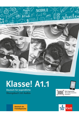 Klasse! A1.1 Ubungsbuch + Audios Online (pratybos) - Klasse! | Litterula