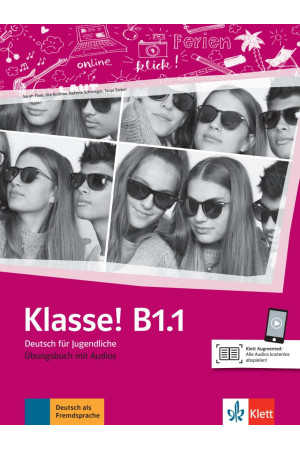Klasse! B1.1 Ubungsbuch + Audios Online (pratybos)