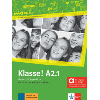 Klasse! A2.1 Kursbuch + Audios & Videos mit Lizenzschlussel (vadovėlis)