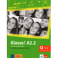 Klasse! A2.2 Kursbuch + Audios & Videos mit Lizenzschlussel (vadovėlis)