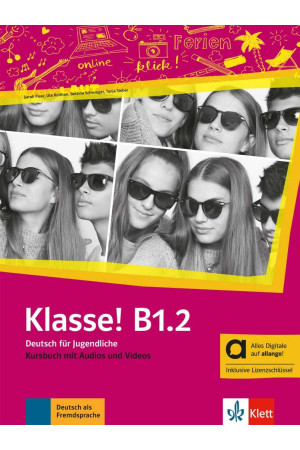 Klasse! B1.2 Kursbuch + Audios & Videos mit Lizenzschlussel (vadovėlis)