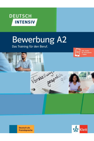 Deutsch Intensiv Bewerbung A2 Buch + Onlineangebot - Kitos mokymo priemonės | Litterula