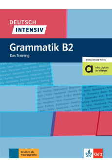 Deutsch Intensiv Grammatik B2 Buch + Videos auf Allango