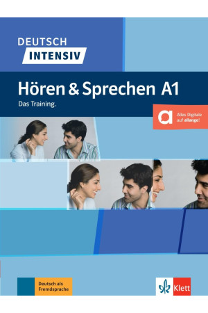 Deutsch Intensiv Horen & Sprechen A1 Buch + Audios auf Allango - Klausymas/kalbėjimas | Litterula