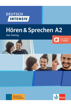 Deutsch Intensiv Horen & Sprechen A2 Buch + Audios auf Allango - Klausymas/kalbėjimas | Litterula