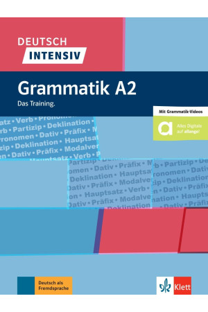 Deutsch Intensiv Grammatik A2 Buch + Videos auf Allango - Gramatikos | Litterula