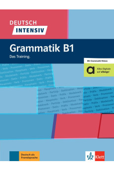 Deutsch Intensiv Grammatik B1 Buch + Videos auf Allango