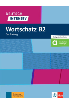Deutsch Intensiv Wortschatz B2 Buch + Digitalen Karteikarten