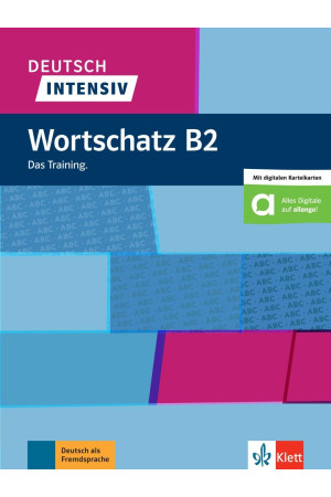 Deutsch Intensiv Wortschatz B2 Buch + Digitalen Karteikarten - Žodyno lavinimas | Litterula