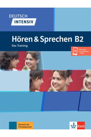 Deutsch Intensiv Horen & Sprechen B2 Buch + Audios auf Allango - Klausymas/kalbėjimas | Litterula