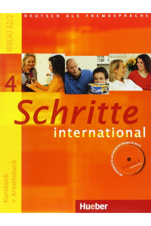 Schritte International 4 Kurs + Arbeitsbuch & CD zum AB* - Schritte International | Litterula