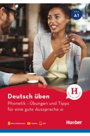 Deutsch Uben: Phonetik A1 Buch + Audio Online & App - Klausymas/kalbėjimas | Litterula