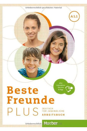 Beste Freunde Plus A1.1 Arbeitsbuch + Int. Version & App (pratybos) - Beste Freunde Plus | Litterula