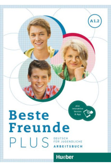 Beste Freunde Plus A1.2 Arbeitsbuch + Int. Version & App (pratybos)