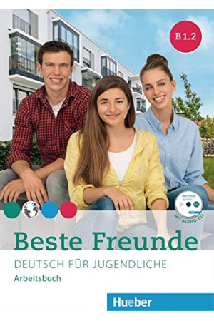 Beste Freunde B1.2 Arbeitsbuch + CD (pratybos) - Beste Freunde | Litterula