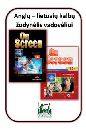 On Screen Rev. B2+ Anglų - lietuvių kalbų žodynėlis - On Screen | Litterula