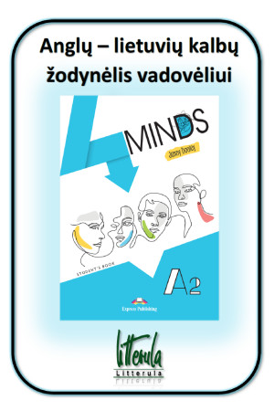 4Minds A2 Anglų - lietuvių kalbų žodynėlis - 4Minds | Litterula