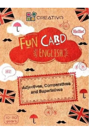 FUN CARD ENGLISH - Adjectives, Comparatives and Superlatives - Žaidimai | Litterula