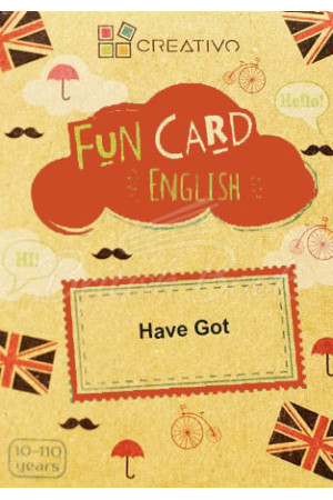 FUN CARD ENGLISH - Have got - Žaidimai | Litterula