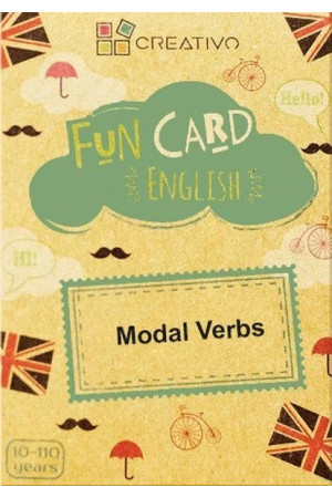 FUN CARD ENGLISH - Modal Verbs - Žaidimai | Litterula