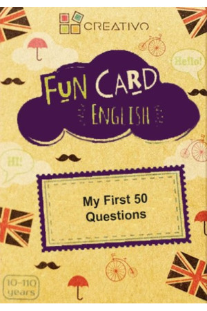 FUN CARD ENGLISH - My First 50 Questions - Žaidimai | Litterula