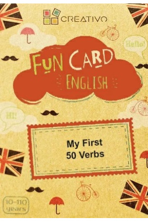 FUN CARD ENGLISH - My First 50 Verbs - Žaidimai | Litterula