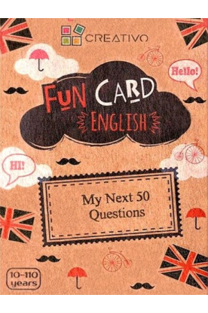 FUN CARD ENGLISH - My Next 50 Questions - Žaidimai | Litterula