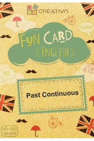 FUN CARD ENGLISH - Past Continuous - Žaidimai | Litterula