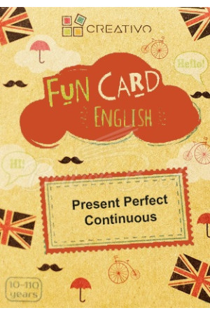 FUN CARD ENGLISH - Present Perfect Continuous - Žaidimai | Litterula