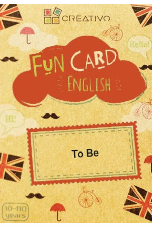 FUN CARD ENGLISH - To Be - Žaidimai | Litterula