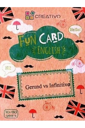 FUN CARD ENGLISH - Gerund vs Infinitive - Žaidimai | Litterula