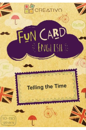 FUN CARD ENGLISH - Telling the Time - Žaidimai | Litterula