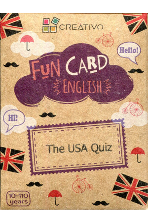 FUN CARD ENGLISH - The USA Quiz - Žaidimai | Litterula