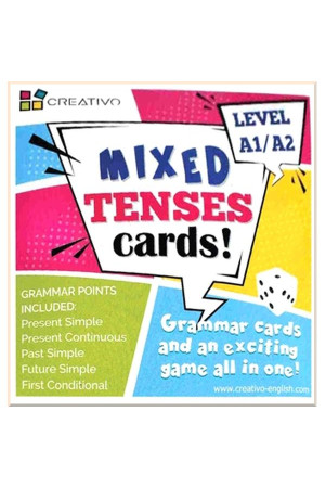 MIXED TENSES Cards! A1/A2 - Žaidimai | Litterula