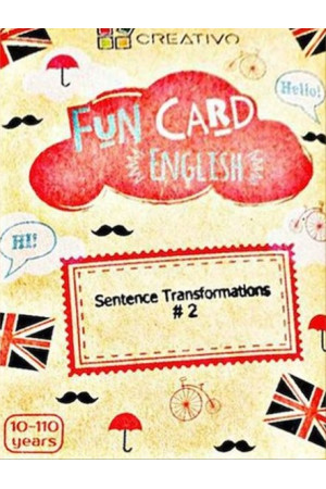 FUN CARD ENGLISH - Sentence Transformations #2 - Žaidimai | Litterula