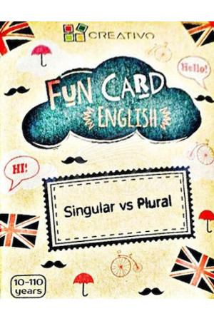 FUN CARD ENGLISH - Singular vs Plural - Žaidimai | Litterula