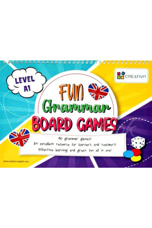 FUN Grammar BOARD GAMES A1 - Žaidimai | Litterula