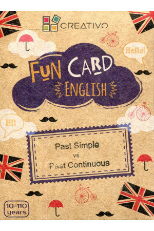 FUN CARD ENGLISH - Past Simple vs Past Continuous - Žaidimai | Litterula