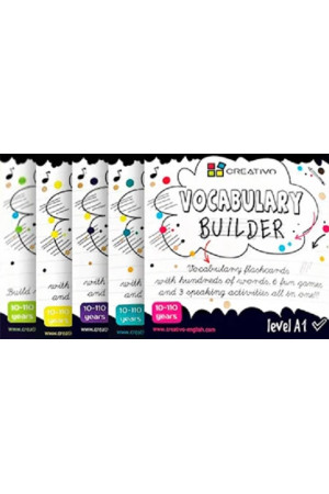 Vocabulary Builder Set of 5 Levels Elementary & A1-B2 - Žaidimai | Litterula