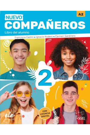 Companeros 3a Ed. 2 A2 Alumno + Licencia Digital (vadovėlis) - Companeros 3a Ed. | Litterula