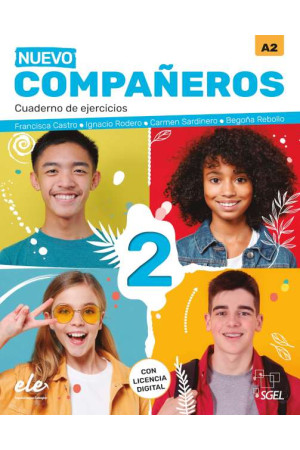 Companeros 3a Ed. 2 A2 Ejercicios + Licencia Digital (pratybos) - Companeros 3a Ed. | Litterula