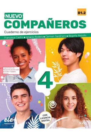 Companeros 3a Ed. 4 B1.2 Ejercicios + Licencia Digital (pratybos) - Companeros 3a Ed. | Litterula