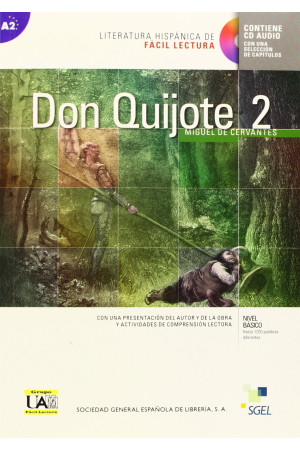 Don Quijote 2 Alumno + CD* - A2 (6-7kl.) | Litterula