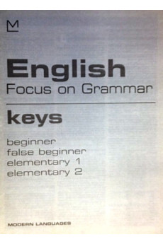 Focus on Grammar Beginner/Elem. 1,2 Keys*