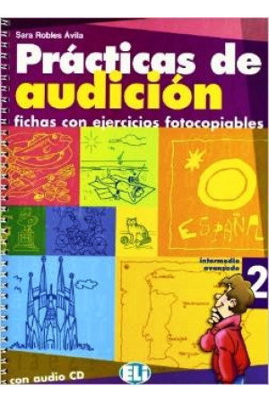 Fotocopiables: Practicas de Audicion 2 B1-B2 Libro + CD* - Kopijuojama medžiaga | Litterula