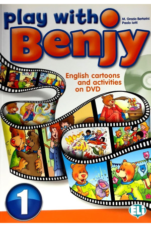 Play with Benjy 1 Activity Book + DVD* - Visų įgūdžių lavinimas | Litterula