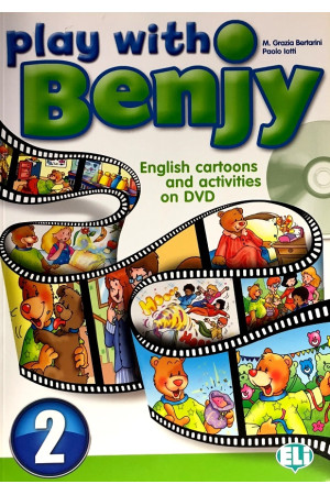 Play with Benjy 2 Activity Book + DVD* - Visų įgūdžių lavinimas | Litterula