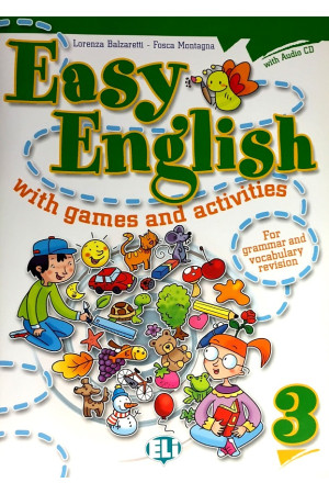 Easy English with Games and Activities 3 Book + CD* - Visų įgūdžių lavinimas | Litterula