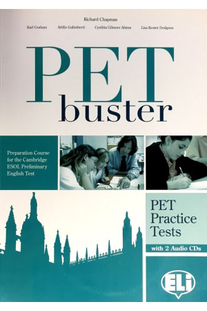 PET Buster Practice Tests Book + Audio CDs* - PET EXAM (B1) | Litterula