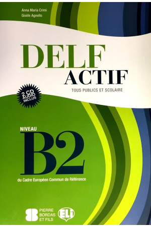 DELF Actif B2 Tous Publics Livre + CD* - DELF (B2) | Litterula